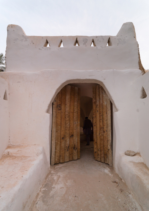 Entrance of an old house, Tripolitania, Ghadames, Libya
