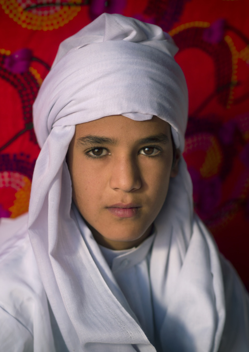 Tuareg boy with turban, Tripolitania, Ghadames, Libya