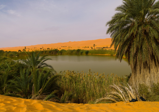 Ubari lakes, Fezzan, Umm al-Maa, Libya