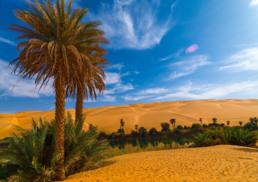 Ubari lakes, Fezzan, Umm al-Maa, Libya