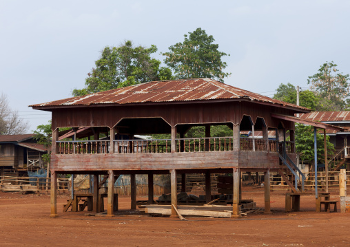 Traditional house, Katou, Laos