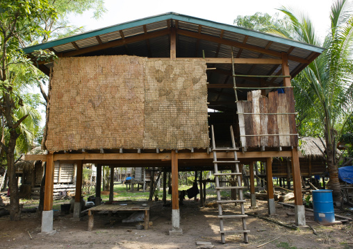 Bru minority house, Phonsaad, Laos