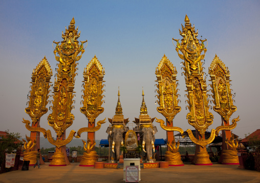 Buddhist decorations, Houei xay, Laos