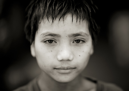 Akha minority boy, Muang sing, Laos