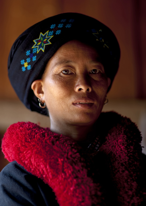 Yao minority woman, Ban xay leck, Laos