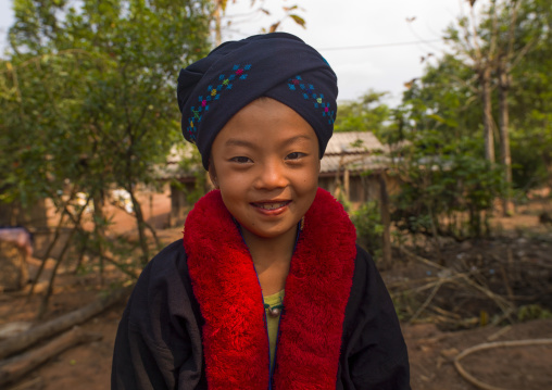 Yao minority girl, Ban xay leck, Laos
