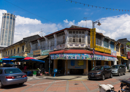 Chinese Shop House In The Unesco World Heritage Zone, Penang Island, George Town, Malaysia