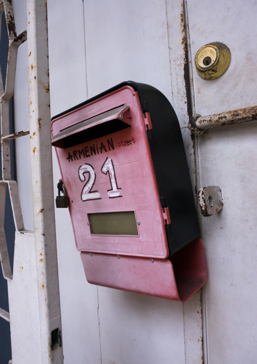 Letterbox In Armenian Street, Penang Island, George Town, Malaysia