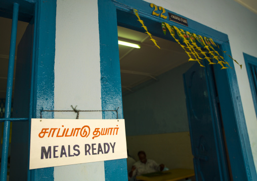 Meals Ready Sign In A Restaurant, George Town, Penang, Malaysia