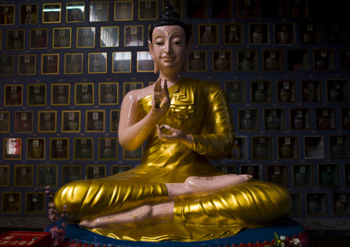 Buddha In Wat Chayamangkalarm, George Town, Penang, Malaysia