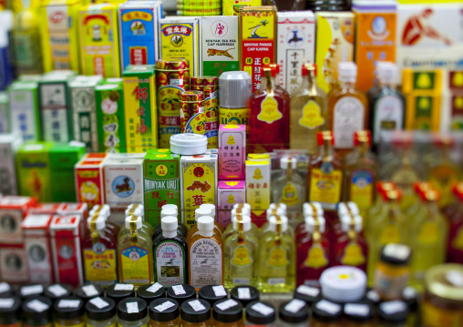 Perfume Bottles Displayed At Shop, George Town, Penang, Malaysia