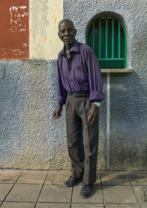 Old Man In The Street, Inhambane, Inhambane Province, Mozambique