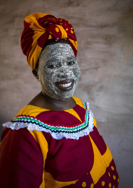 Woman With Muciro Face Mask, Ibo Island, Nampula Province, Mozambique