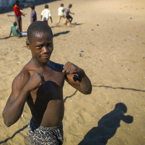 Young Musciular Man, Ilha de Mocambique, Nampula Province, Mozambique