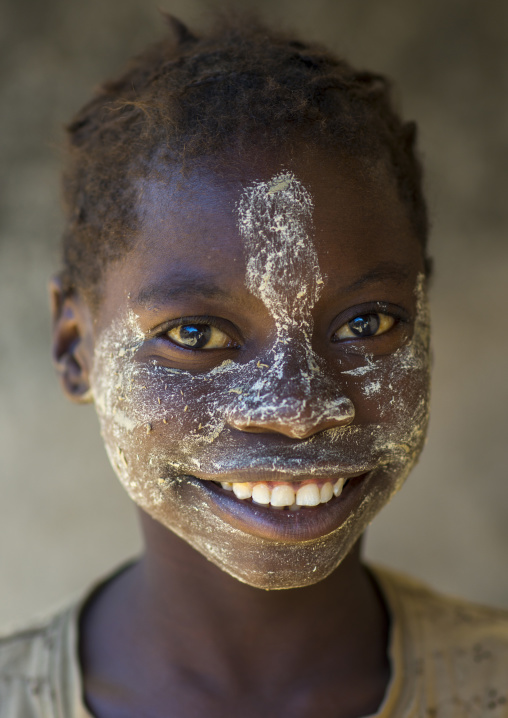 Teenager With Muciro Face Mask, Ibo Ilha, Mozambique