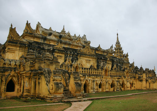 The Maha Aungmye Bonzan Monastery In Innwa , Myanmar