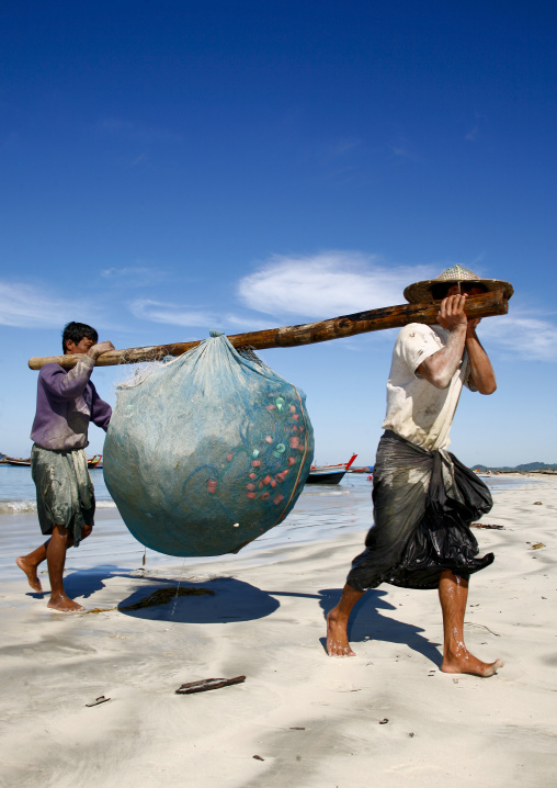 Ngapali Fishermen , Myanmar