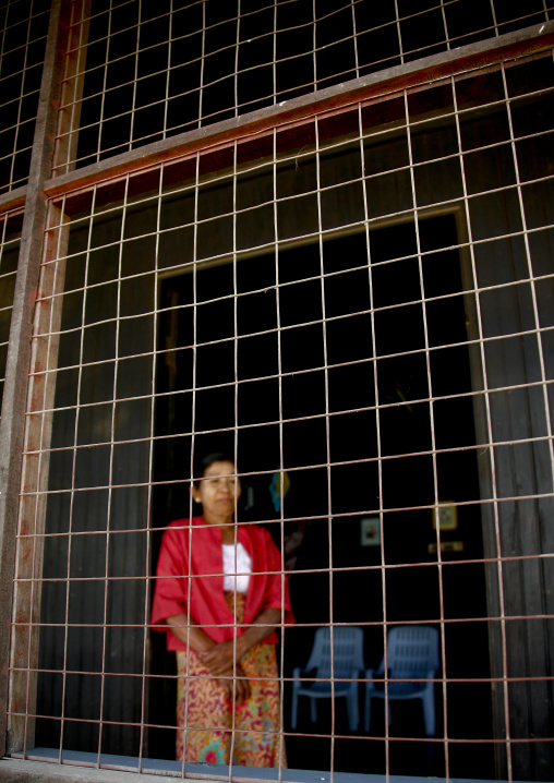 Woman In Her House, Ngapali, Myanmar
