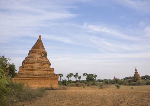 Bagan Plain Dotted With Thousands Of Temple Ruins, Bagan, Myanmar