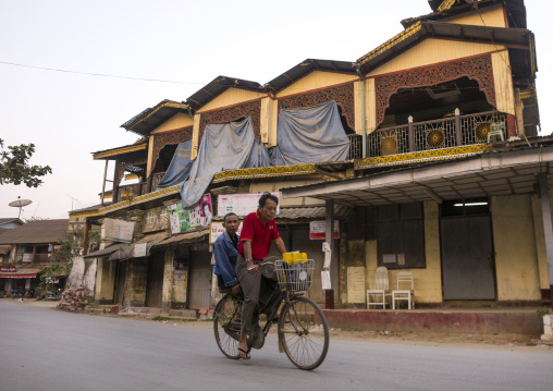 Old Colonial Houses And Stores, Thandwe, Myanmar