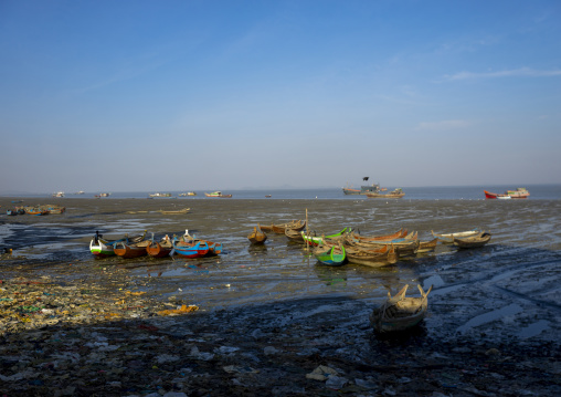 The Harbour At The Mouth Of Kaladan River, Sittwe, Myanmar