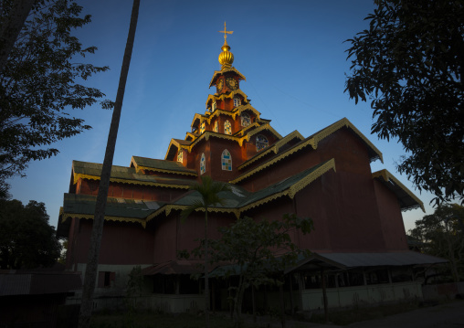 Monastery Tower, Sittwe, Myanmar