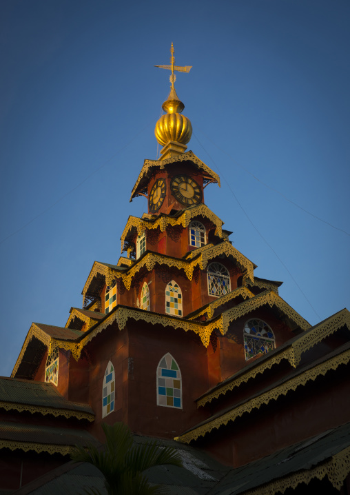 Monastery Tower, Sittwe, Myanmar