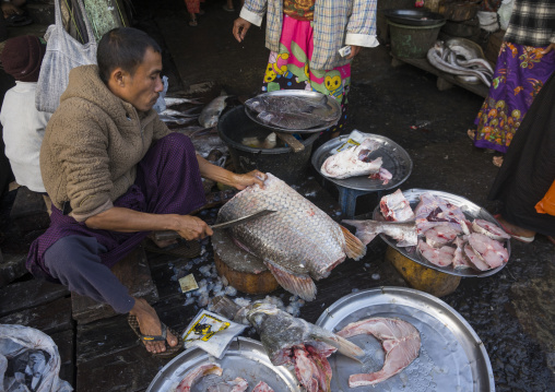 Fish Market, Sittwe, Myanmar