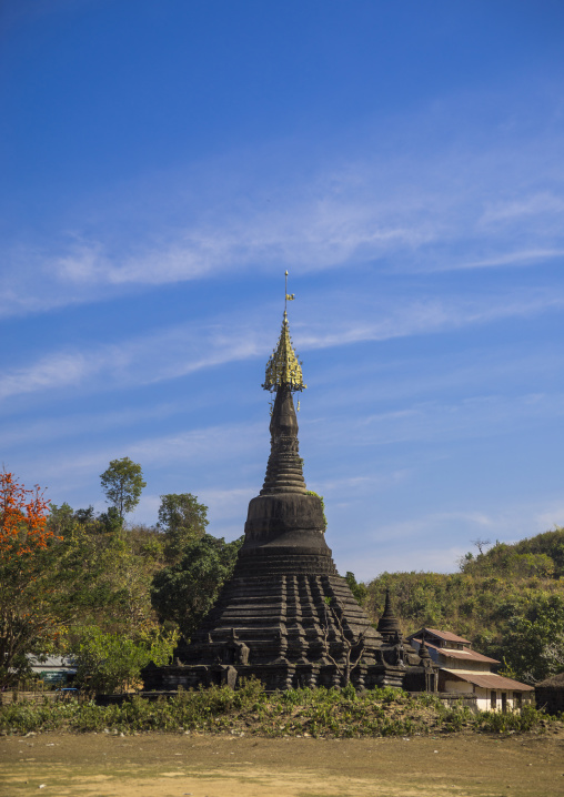 Buddhist Stupa, Mrauk U, Myanmar