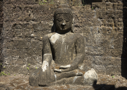 Buddha Statue In Kothaung Temple, Mrauk U, Myanmar