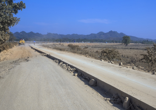 New Road In The Country, Mrauk U, Myanmar