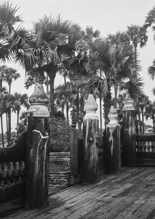 Old Wooden Monastery, Yangon, Myanmar