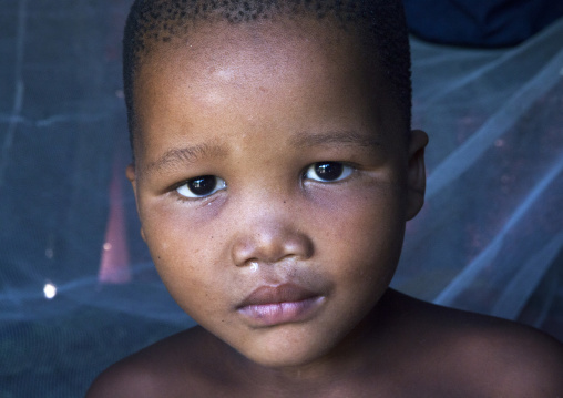 Bushman Child Boy, Tsumkwe, Namibia