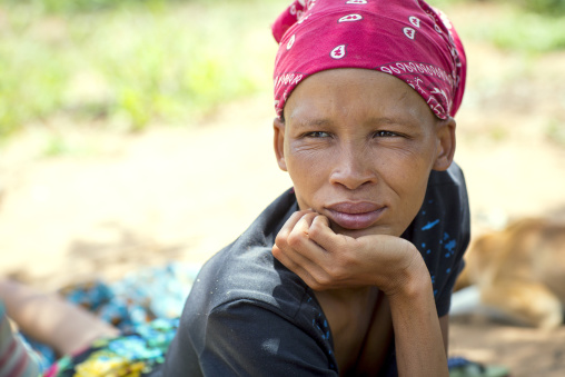 Bushman Woman, Tsumkwe, Namibia