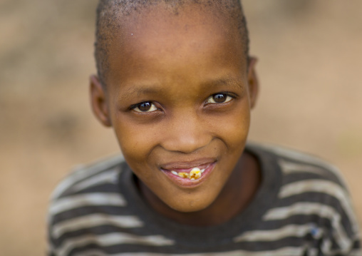 Bushman Child Boy, Tsumkwe, Namibia