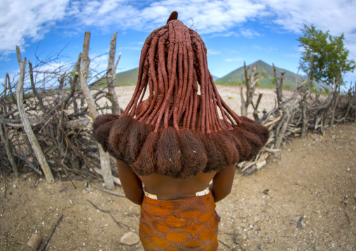 Himba Woman Hairstyle, Epupa, Namibia