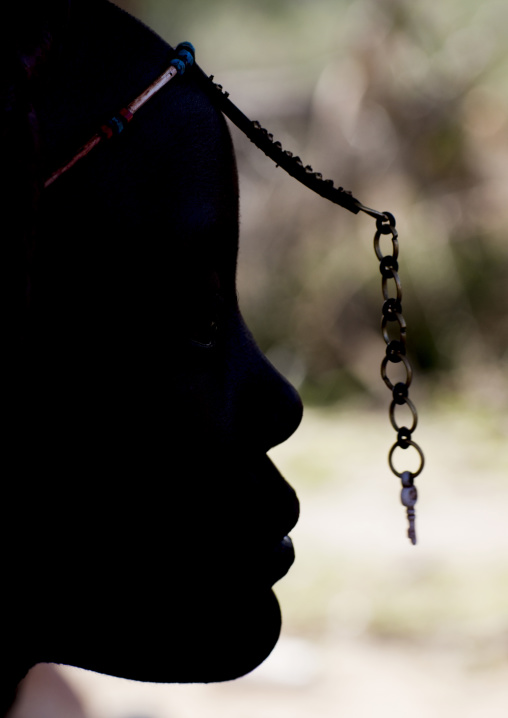 Himba Woman Profile, Epupa, Namibia