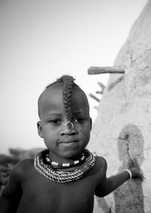 Himba Twin Boy, Okapale Area, Namibia