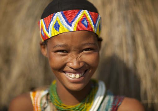 Miss Huce Kgao, A Woman From The San Tribe, Namibia