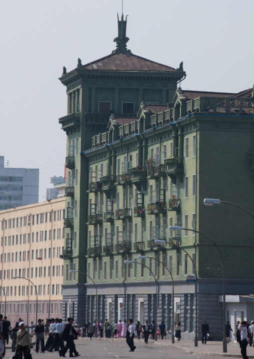 Green city buildings, Pyongan Province, Pyongyang, North Korea