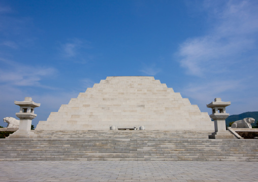 Tomb of king tangun with a pyramid shape, Pyongan Province, Pyongyang, North Korea
