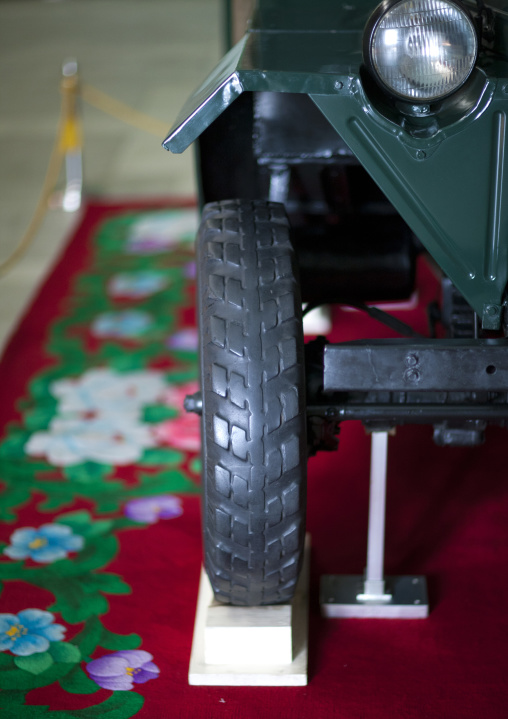 Kim il-sung's jeep in the victorious fatherland liberation war museum, Pyongan Province, Pyongyang, North Korea