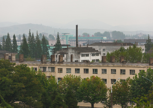 Factories in the city center, South Hamgyong Province, Hamhung, North Korea