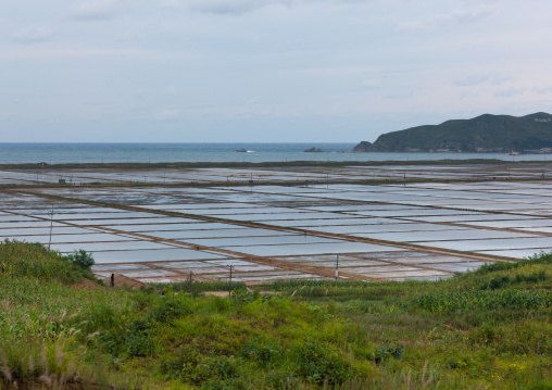 Traditional salt ponds, North Hamgyong Province, Jung Pyong Ri, North Korea