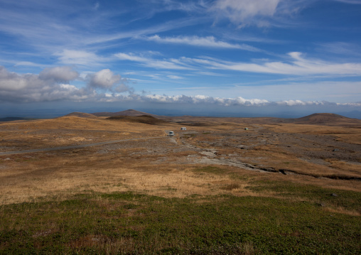 Road leading up to mount Paektu, Ryanggang Province, Mount Paektu, North Korea