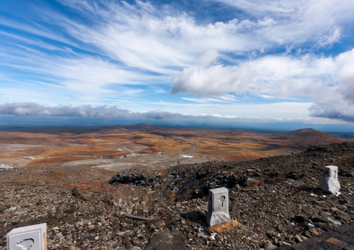 Road leading to mount Paektu, Ryanggang Province, Mount Paektu, North Korea