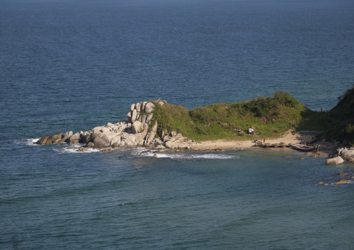 Rocks on the coast, North Hamgyong Province, Chilbo Sea, North Korea