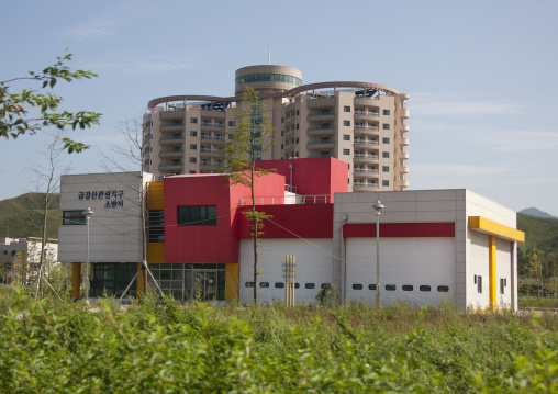 Fire station in kumgang reunion centre, Kangwon-do, Kumgang, North Korea