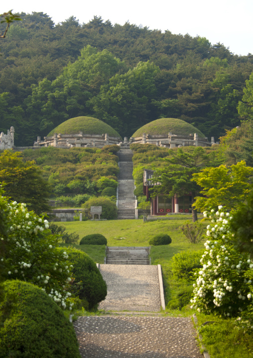 Tomb of king Kongmin and his queen, North Hwanghae Province, Kaesong, North Korea