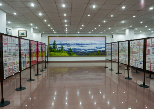 Philately stamps shop, Pyongan Province, Pyongyang, North Korea